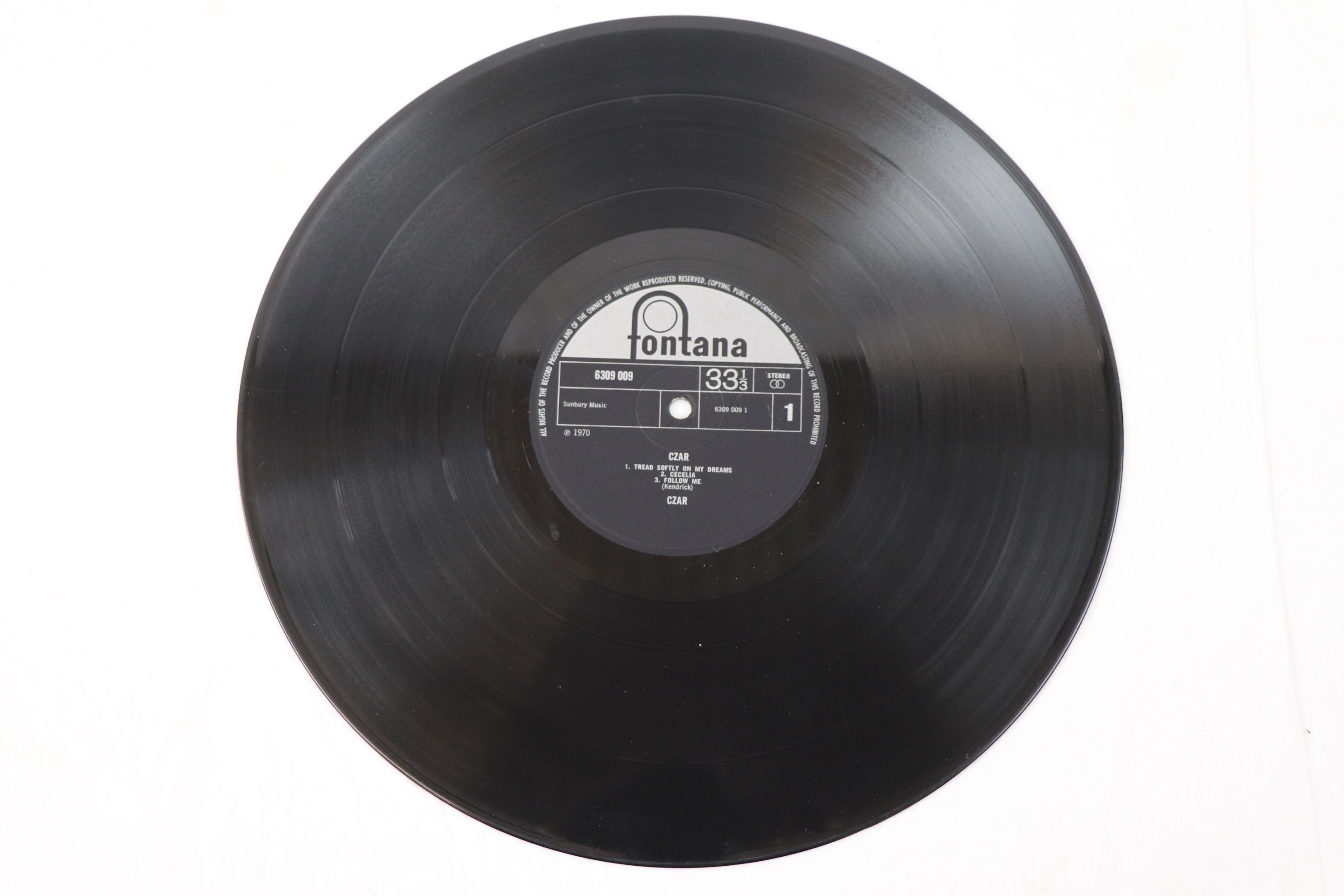 Vinyl - Czar - Self Titled (Fontana 6309 009) A nice example on the silver and black Fontana - Image 4 of 7