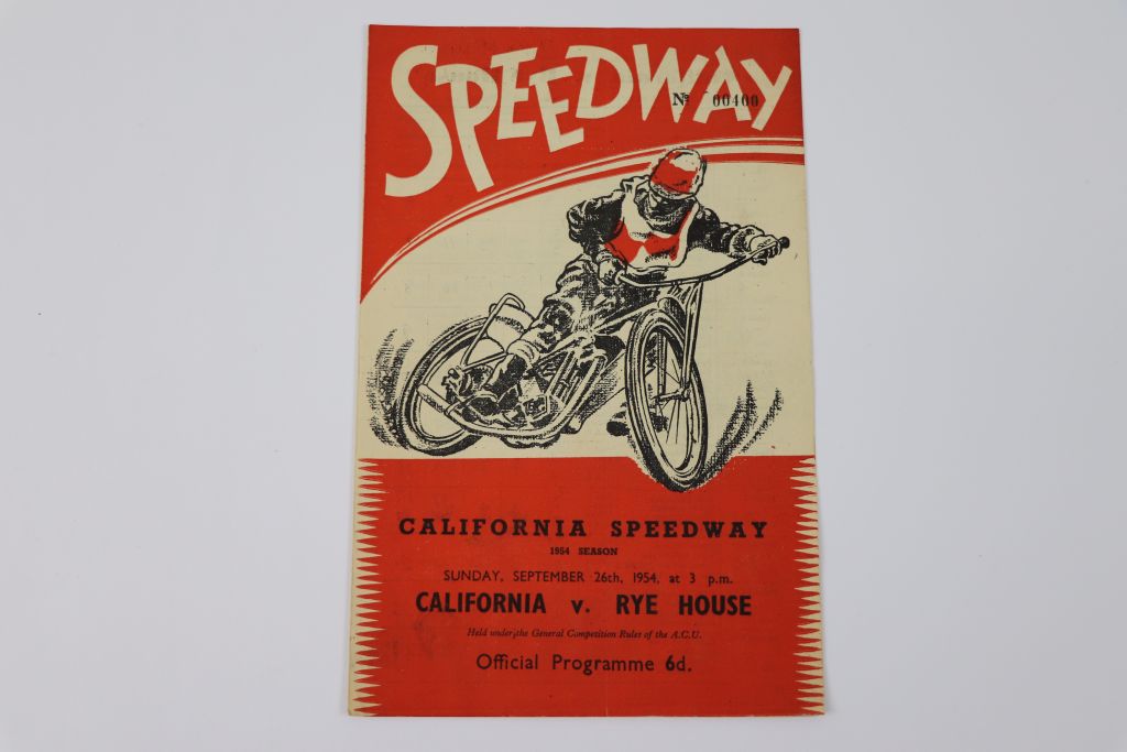 Speedway programmes, California homes 1954, dated 23rd May, 6th June, 20th June, 15th August, 12th - Image 12 of 13