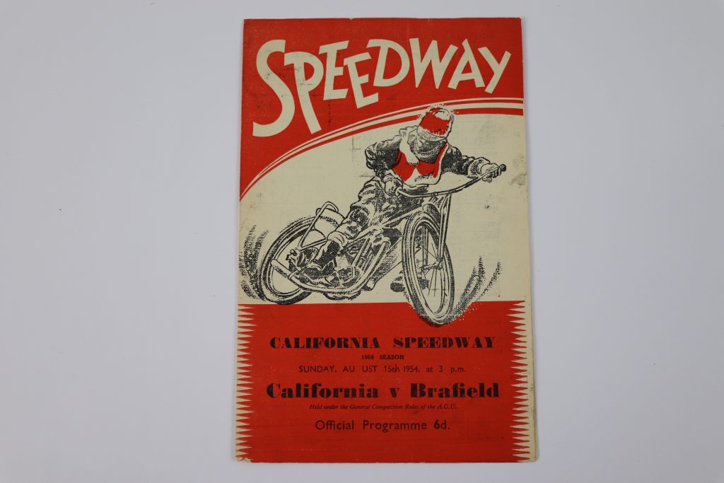 Speedway programmes, California homes 1954, dated 23rd May, 6th June, 20th June, 15th August, 12th - Image 8 of 13