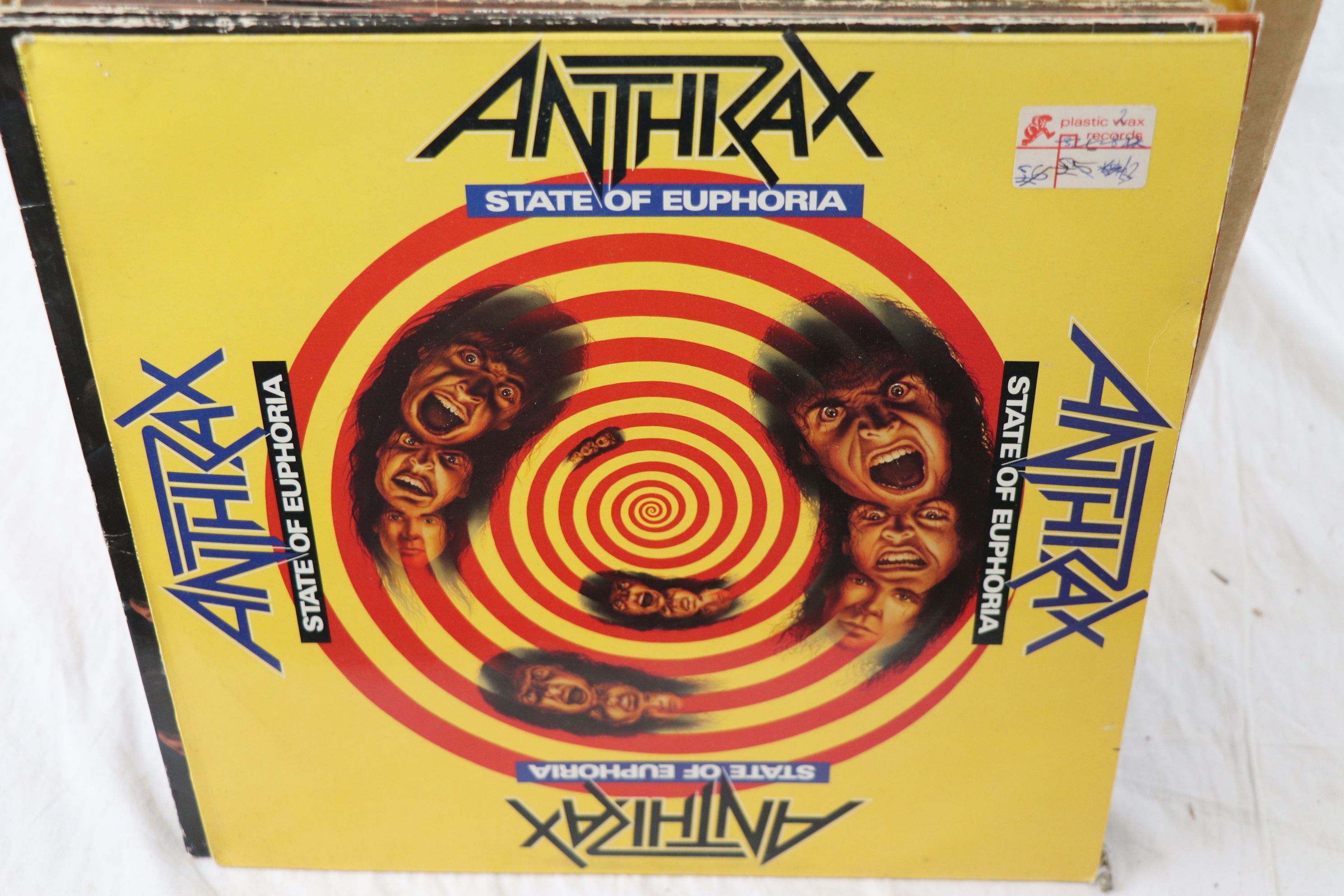 Vinyl - Collection of over 40 Rock & Metal LPs including AC/DC, Bad Company, Anthrax, Wishbone - Image 8 of 16