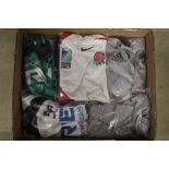 Collection of 11 Rugby Jerseys to include Ospreys, All Blacks, England, Australia etc