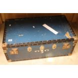 Vinyl - Pop - a substantial blue box disco box containing over 400 45's from the 60's and 70's in