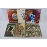 Vinyl - Collection of 6 Jethro Tull LPs to include Stand Up (ILPS 9103), Aqualung (CHR1044), early