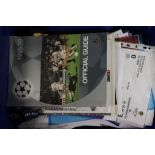 Large collection of mainly UEFA European football memorabilia. Some foreign v English programmes