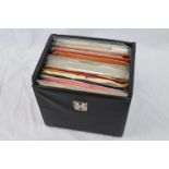 Vinyl - Vintage record box of 45s with large contributions form The Who and The Rolling Stones,