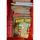 Football, selection to include Soccer Star and Football Monthly magazines, books, brochures, tickets