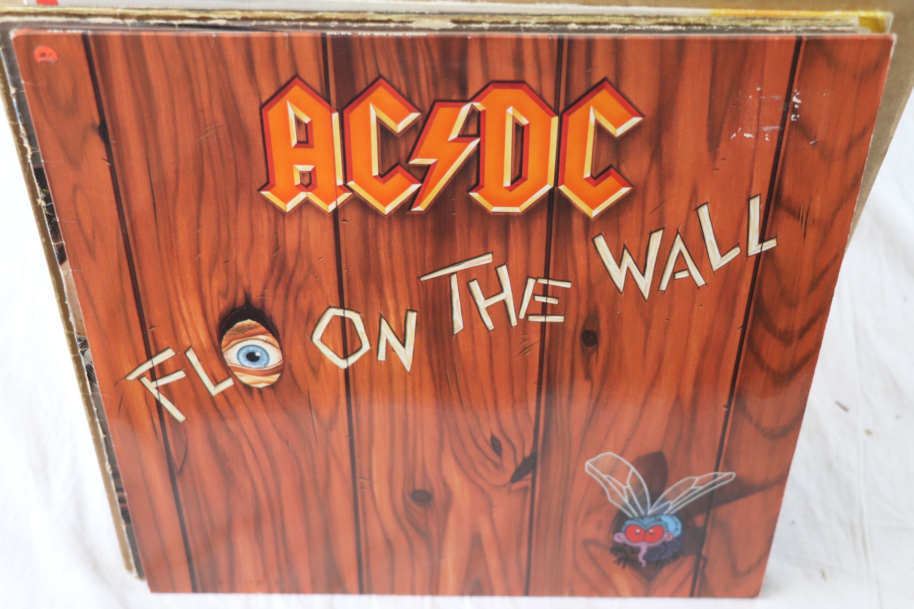 Vinyl - Collection of over 40 Rock & Metal LPs including AC/DC, Bad Company, Anthrax, Wishbone - Image 5 of 16