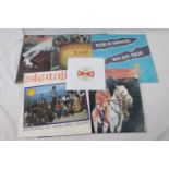 Vinyl - Five Reggae LPs and one 45 to include Burning Spear Nail H.I.M., The Skatalites Return of