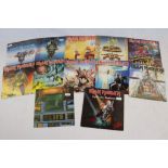 Vinyl - Collection of 12 Iron Maiden 45s all in picture sleeves to include The Clairvoyant, with