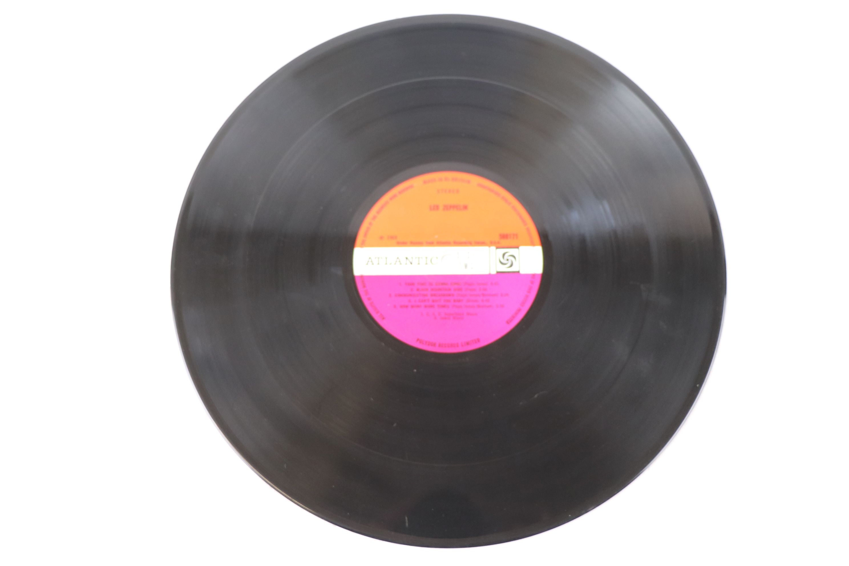 Vinyl - Led Zeppelin One (Atlantic 588171) stereo, with plum label, turquoise sleeve lettering - Image 6 of 12