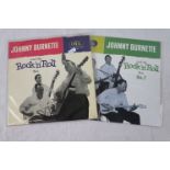 Vinyl - Johnny Burnette And The Rock 'N' Roll Trio 10 inch album (Vogue Coral LVC 10041). A fine