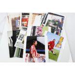 Football photographs, a collection of approx 90 modern images, mostly colour, a few b/w, various