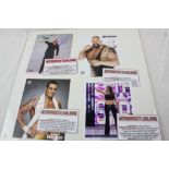 WWE Wresting Autographs - Four signed photos to include Seth Rollins, Big Show, Alberto Del Rio