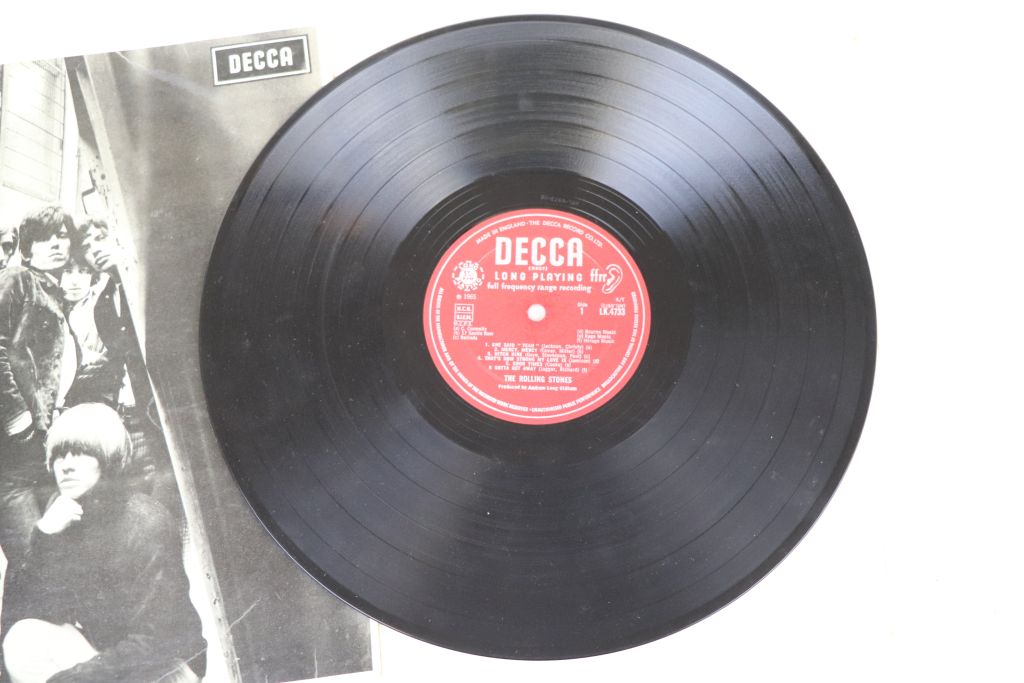 Vinyl - Rolling Stones Out of Our Heads Mono Decca LK4733 red Decca unboxed label with non - Image 4 of 8