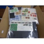 Collection of vintage and modern Stamps to include; FDC's, Stamps on album sheets including