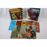 Vinyl - Jimi Hendrix collection of 8 LPs to include Band of Gypsys (Track 2406002), Rainbow