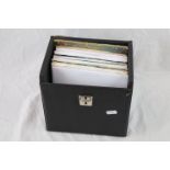 Vinyl - Record case containing over 40 45s and EPs from The Beatles and band members with a number