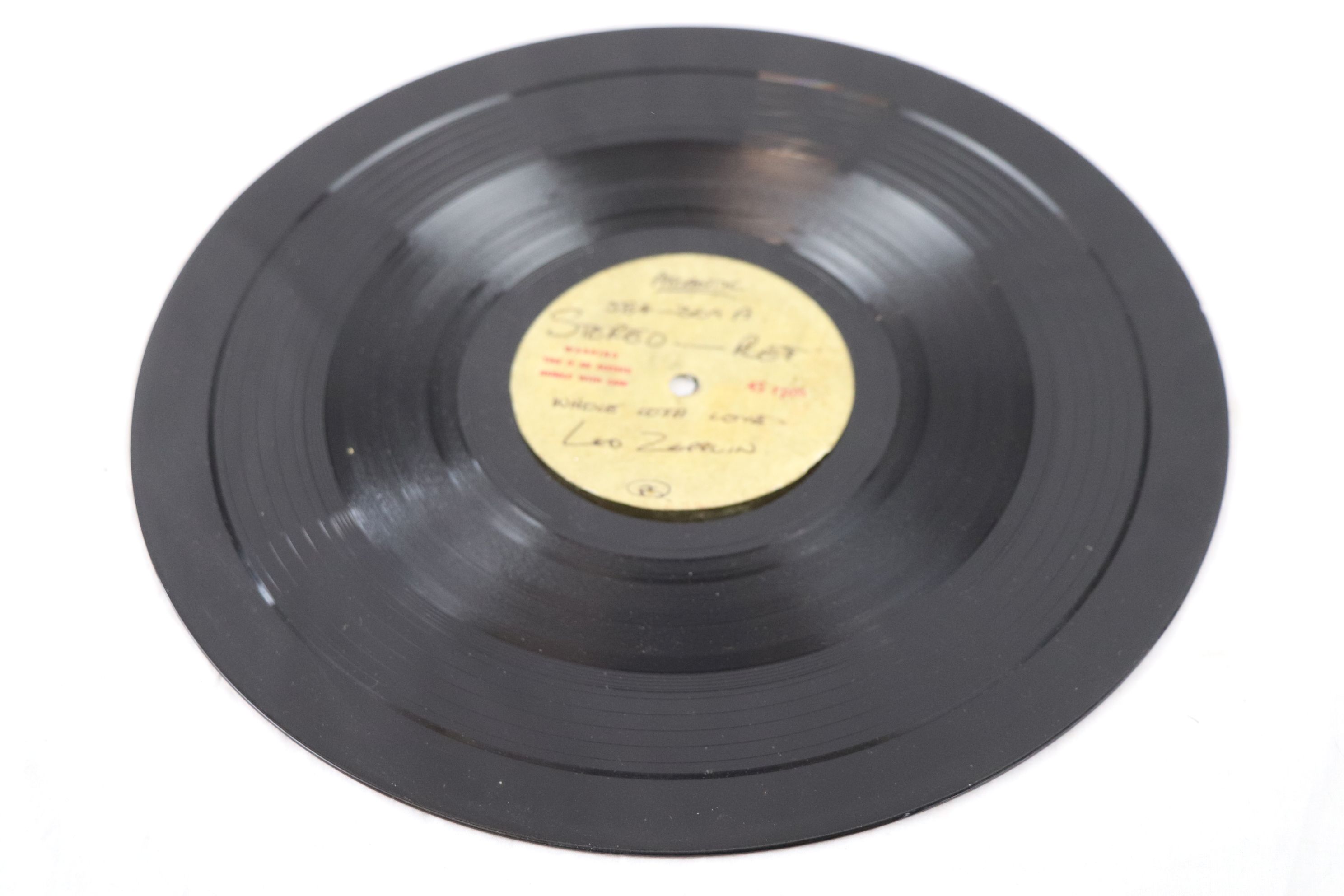 Vinyl - Led Zeppelin Acetate - Whole Lotta Love, thought to be the single version (Atlantic 584309). - Image 4 of 5