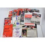 Football - Manchester United FC collection of programmes, brochures and tickets, European fixtures