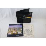Vinyl - Three Pink Floyd LPs to include Dark Side of The Moon with inserts, Portugal pressing (