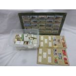 Collection of vintage Cigarette cards to include full sets in Albums, part sets etc and a reprint