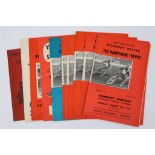 Speedway programmes, Aldershot 1959, a selection of 13 home and away issues, to include meetings