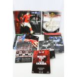 Rugby Union programmes, a collection of 26 Wales home and away 6 Nations International from the