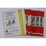 Speedway programmes, Aldershot 1960, a collection of 15 home and away issues, to include meetings at