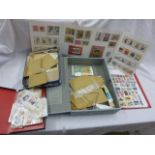 Collection of world stamps, mainly used and on paper