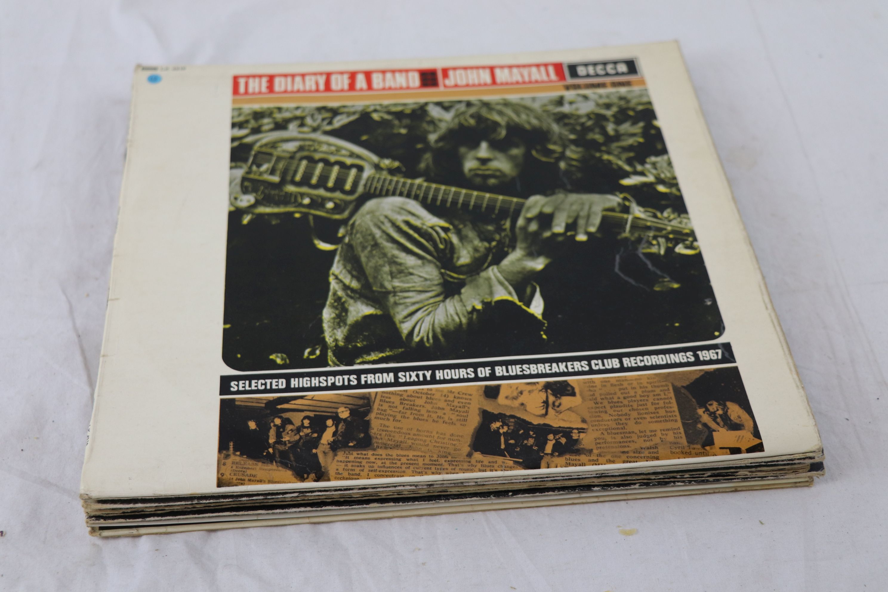 Vinyl - Collection of 6 John Mayall to include Diary of a Band vol I, Beyond the Turning Point,
