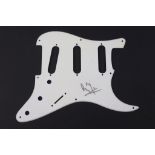 Music autographs - Led Zeppelin - Fender Stratocaster scratch plate signed by Jimmy Page. From the