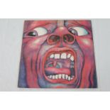 Vinyl - King Crimson In The Court of The Crimson King Island ILPS 9111 with printers credits and