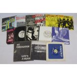 Vinyl - Collection of 14 Punk 45s and EPs to include Sex Pistols Silly Thing (Japanese press)
