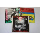 Vinyl - Three The Clash LPs to include London Calling (CBS Clash 3) sticker to sleeve £5 RRP with