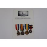 A WW1 full size medal trio consisting of The 1914-15 Star, The British War Medal & The Victory