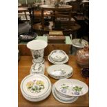 Collection of Portmierion Dinnerware & other ceramics in "Botanical Garden" pattern to include;