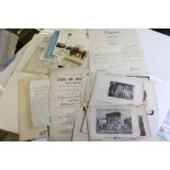 A small group of ephemera relating to the Pollen family to include an album signed John Pollen to
