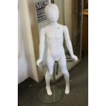 Shop Child Mannequin on Stand, approx 127cms tall