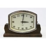 Vintage Smiths Coach Clock mounted on an Oak Stand