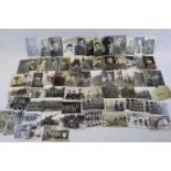 A Large Collection Of Approx 65 x WW2 Group & Portrait Photo Postcards & Photographs.