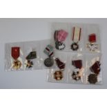 A Collection of 10 x Full Size Polish Military Medal with ribbons to include The Order Of Banor Of