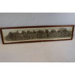 A Framed And Glazed 4ft Photograph Of The Royal Army Service Corps Mobilized At Bulford For European