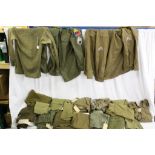 Film Props from the 2014 American War Movie ' Fury ' featuring Brad Pitt - Clothing comprising 5