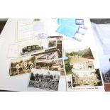 A small collection of early 20th century postcards to include the Model Village at Bourton-on-the-