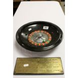 Vintage Roulette Wheel and similar Cribbage Board