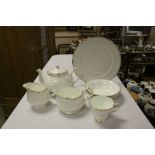 58 piece Ascot Duchess Fine Bone China Dinner Set with Gilt Edging