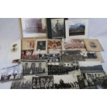A Collection Of Large WW1 & WW2 Portrait & Group Photographs.