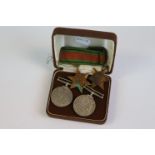 A Full Size WW2 Medal Group To Include The British War Medal, The Defence Medal, The 1939-1945