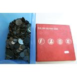 A quantity of mixed coins to include pennies, half pennies, Victorian and World coins etc
