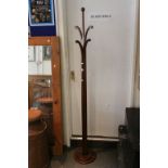 ' Ancient Mariner Furniture ' Mahogany Bentwood Four Branch Cloak Stand